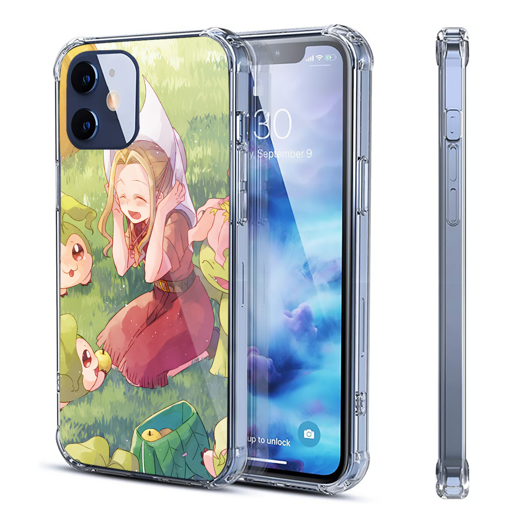 （画像用） Digimon デジタルモンスター/デジモン 【iPhone 12シリーズ対応】透明スマホケース（クリアソフトケース）